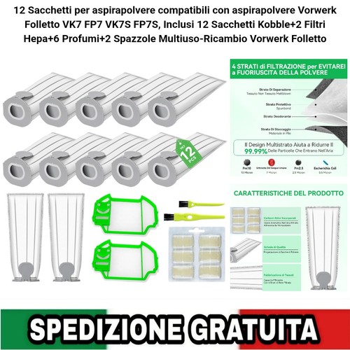 Sacchetti aspirapolvere per - 12,