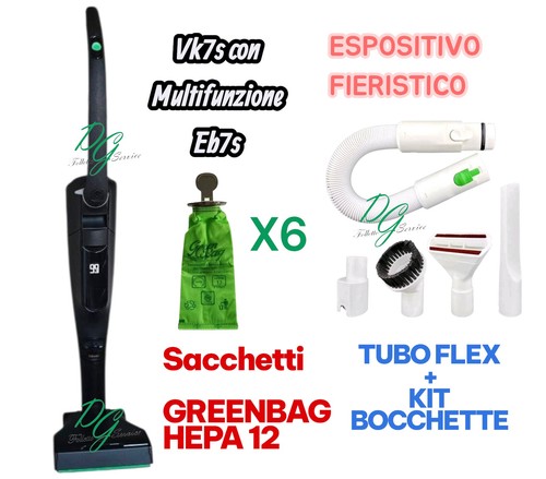 Folletto black vk7s senza - black,